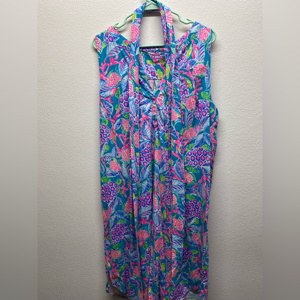 Lilly Pulitzer XL dress with tie waist
